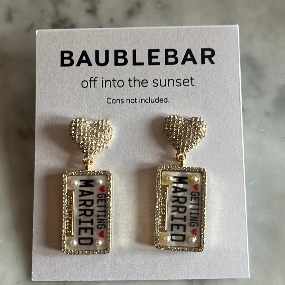 Getting married earrings